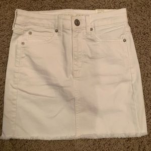 White Denim Skirt- American Eagle